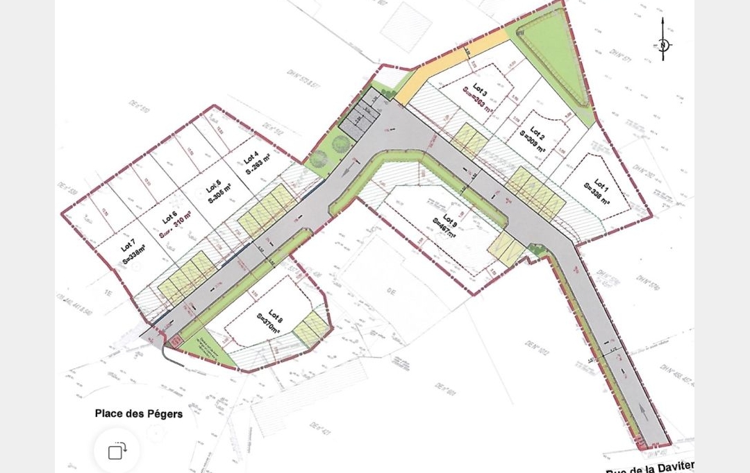 GLOBALES SOLUTIONS IMMOBILIERES : Terrain | VERTOU (44120) | 309 m2 | 120 000 € 